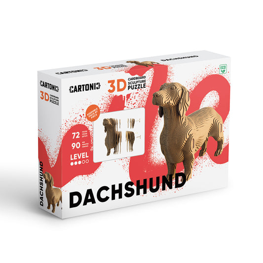 DACHSHUND Cartonic 3D Puzzle