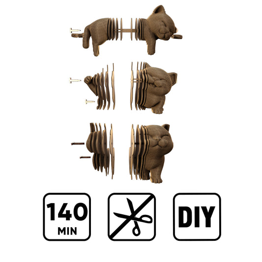 KITTENS TRIO Cartonic 3D Puzzle