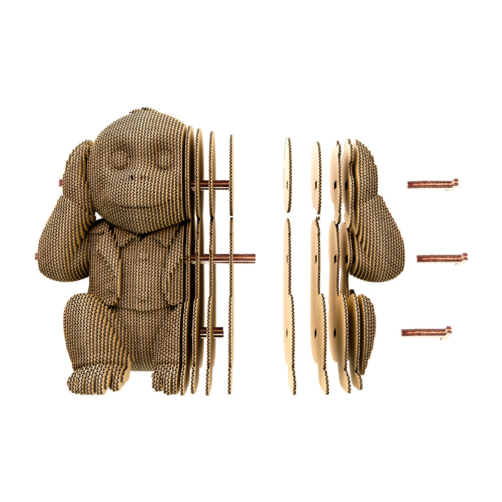 MONKEYS TRIO Cartonic 3D Puzzle