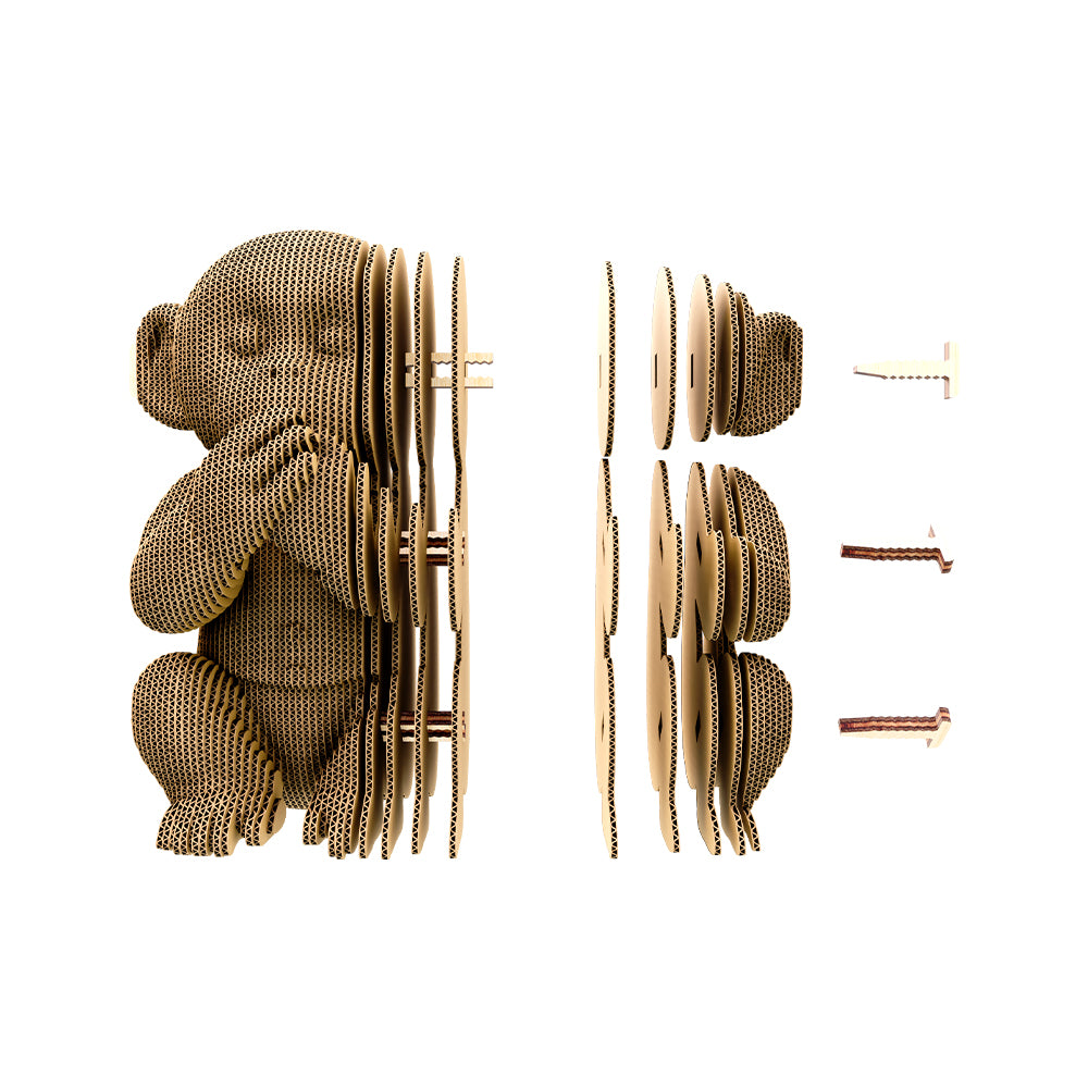 MONKEYS TRIO Cartonic 3D Puzzle