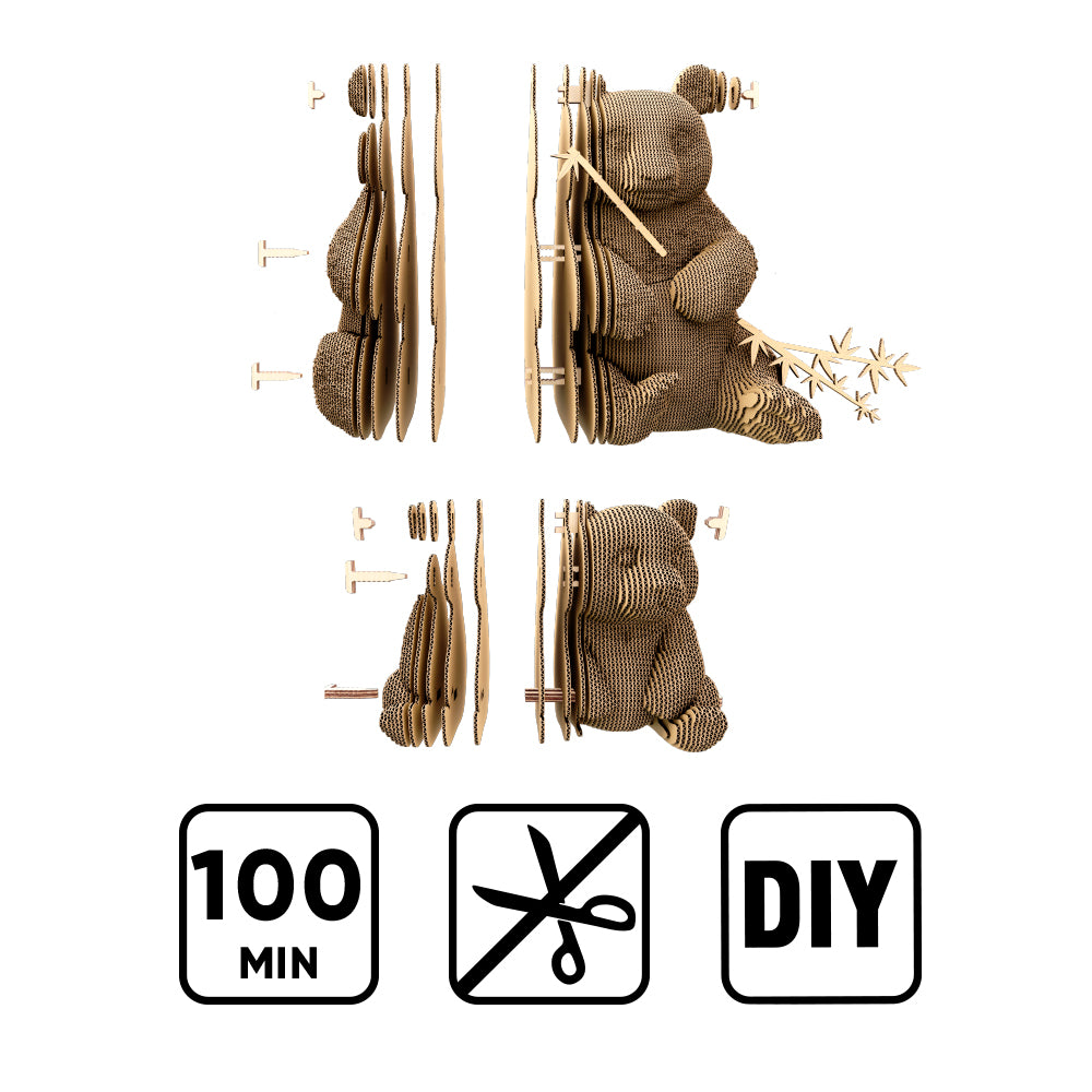 PANDA FAMILY Cartonic 3D Puzzle