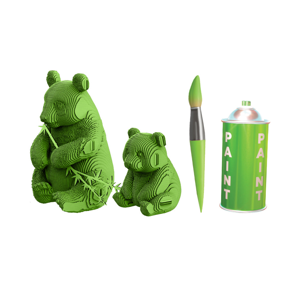 PANDA FAMILY Cartonic 3D Puzzle