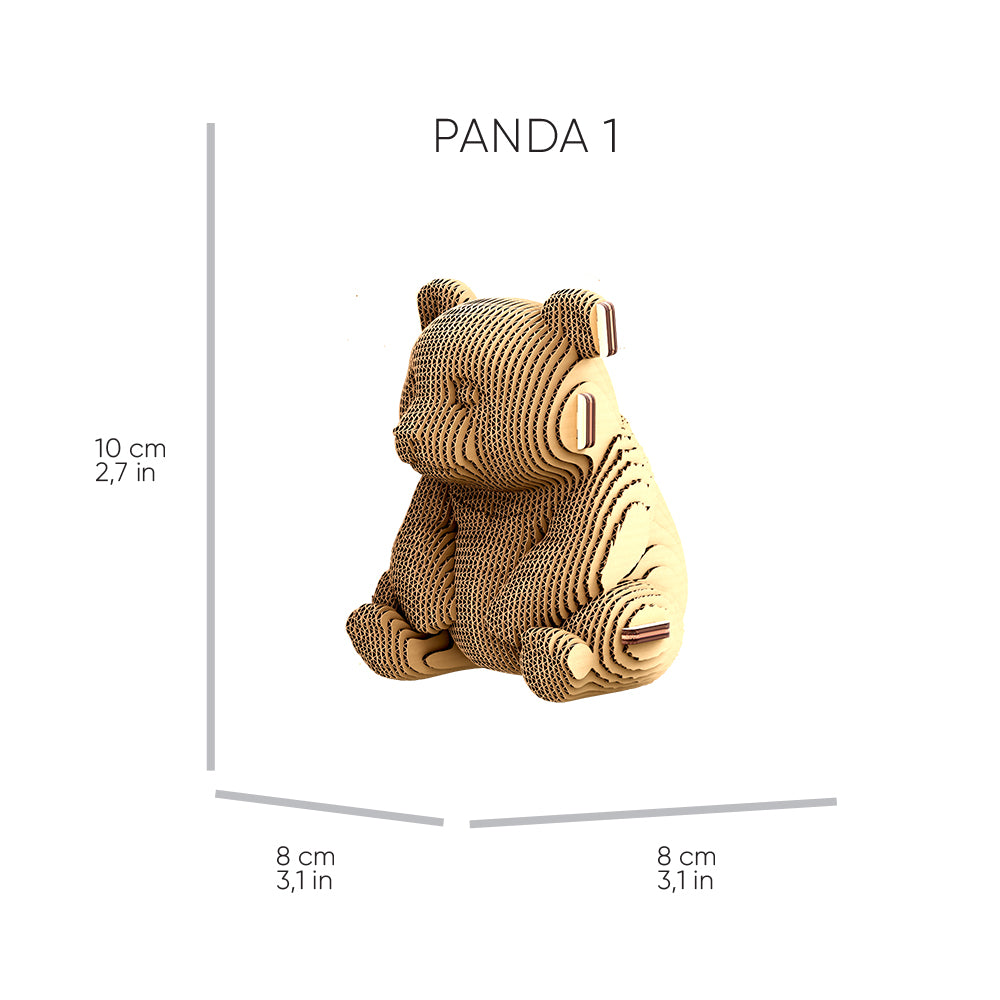 PANDA FAMILY Cartonic 3D Puzzle