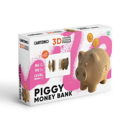 PIGGY MONEY BANK Cartonic 3D Puzzle