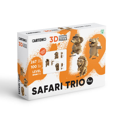 SAFARI TRIO Cartonic 3D Puzzle