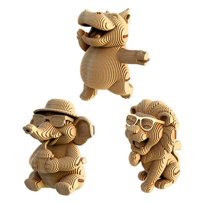 SAFARI TRIO Cartonic 3D Puzzle