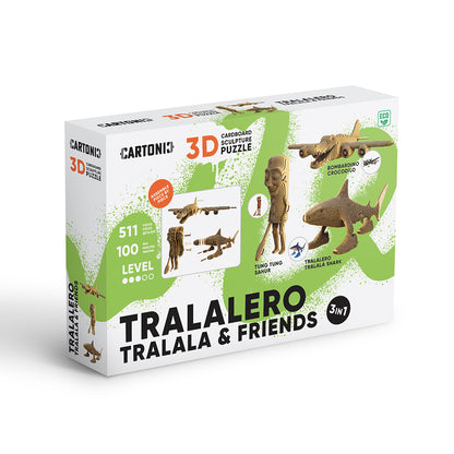 TRALALERO TRALALA TRIO Cartonic 3D Puzzle