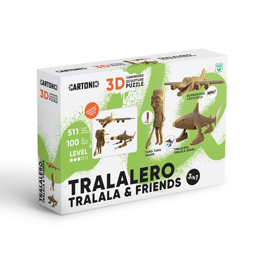 TRALALERO TRALALA TRIO Cartonic 3D Puzzle